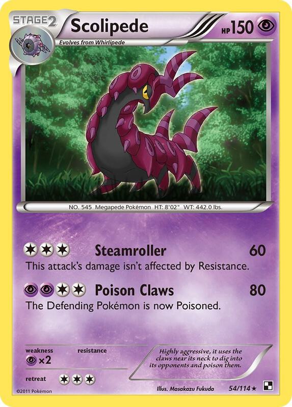 Scolipede 54/114 from Black and White
