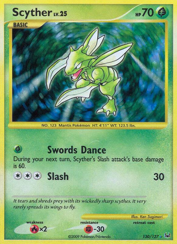 Scyther 130/127 from Platinum