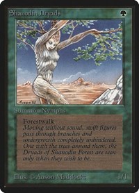 Shanodin Dryads (Beta Edition)