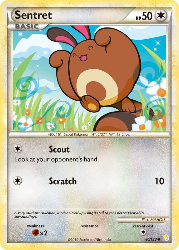 Sentret 80/123 from HeartGold SoulSilver
