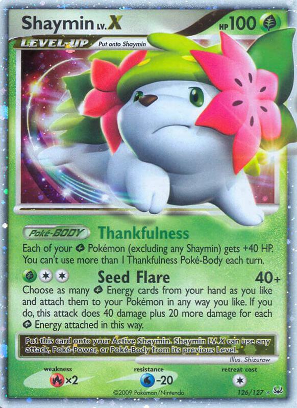 Shaymin Lv.X (Land Forme) 126/127 from Platinum