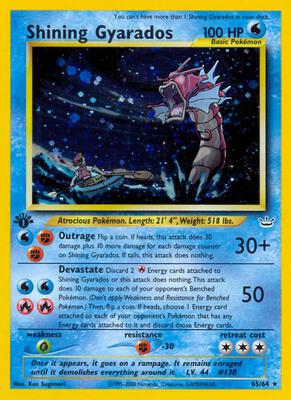 Shining Gyarados — chase card of Neo Revelation