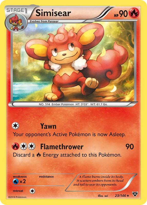 Simisear 23/146 from XY Base Set