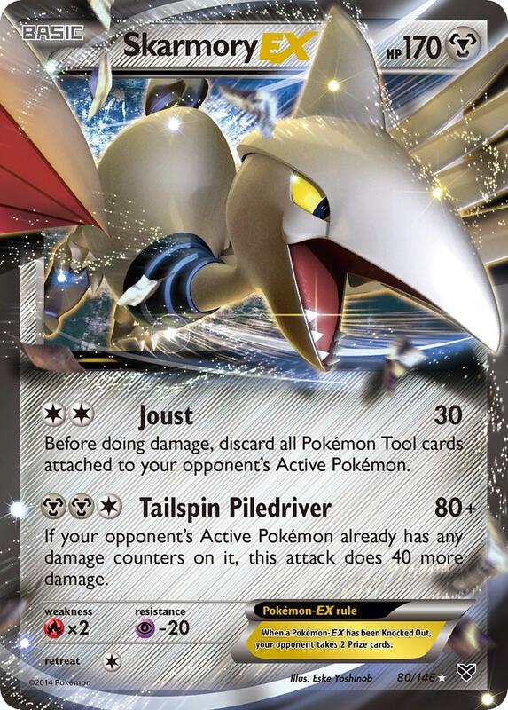 Skarmory EX 80/146 from XY Base Set