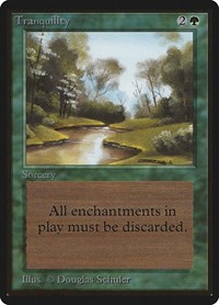 Tranquility - Beta Edition - Magic: The Gathering card