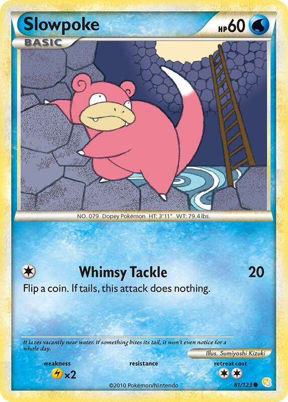 Slowpoke 81/123 from HeartGold SoulSilver