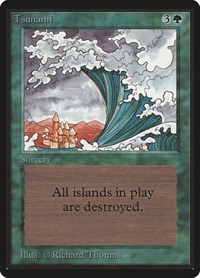 Tsunami - Beta Edition - Magic: The Gathering card