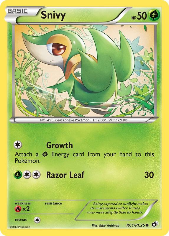 Snivy RC1/RC25 from Legendary Treasures: Radiant Collection