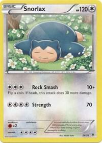 Snorlax — chase card of Kalos Starter Set