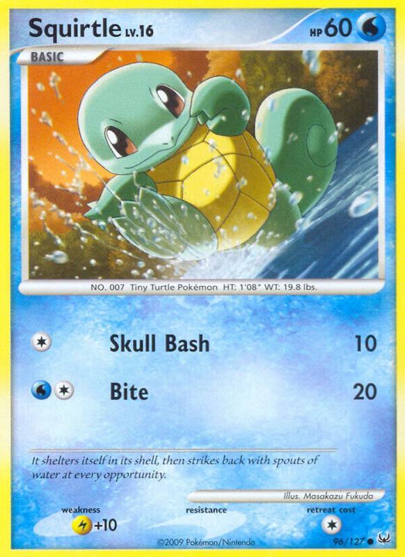 Squirtle 96/127 from Platinum