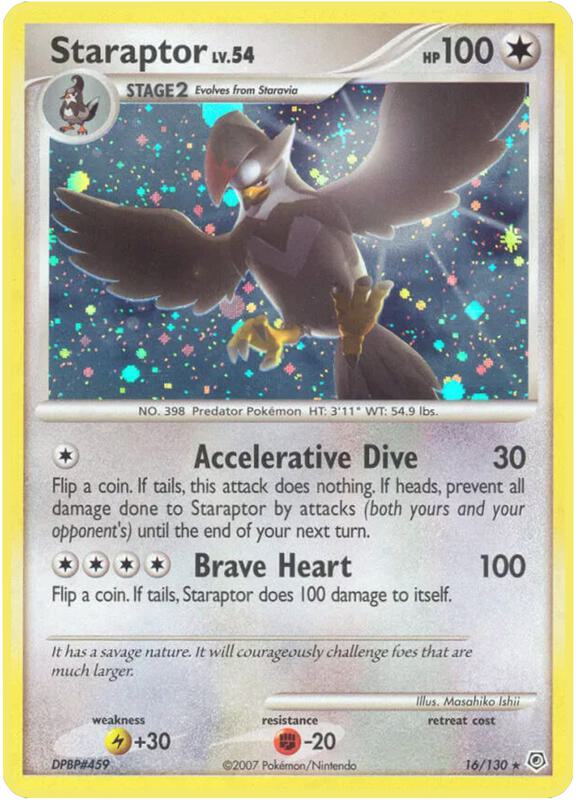 Staraptor 16/130 from Diamond and Pearl