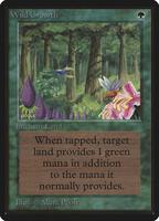 Wild Growth - Beta Edition - Magic: The Gathering