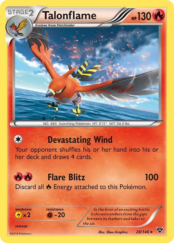 Talonflame 28/146 from XY Base Set