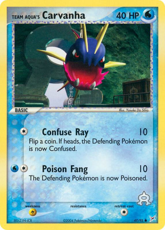Team Aqua's Carvanha - 47/95