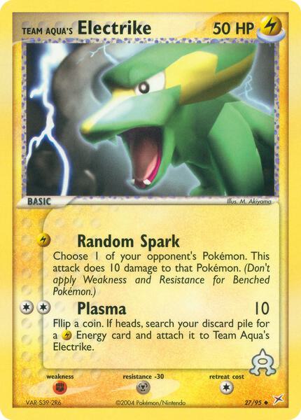 Team Aqua's Electrike
