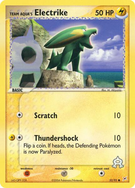 Team Aqua's Electrike