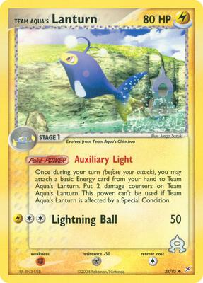 Team Aqua's Lanturn