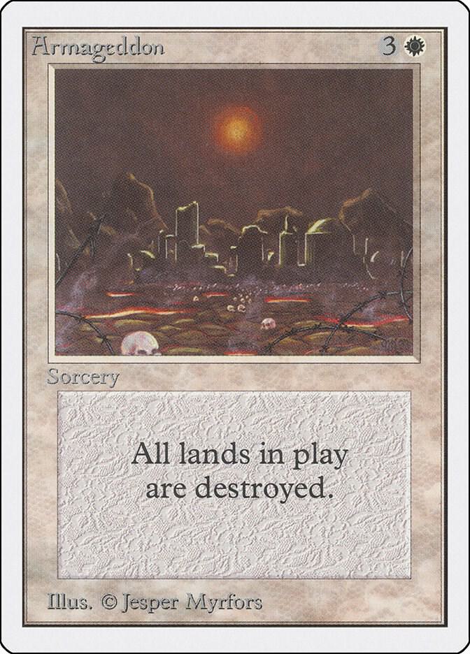 Armageddon Unlimited Edition Magic The Gathering