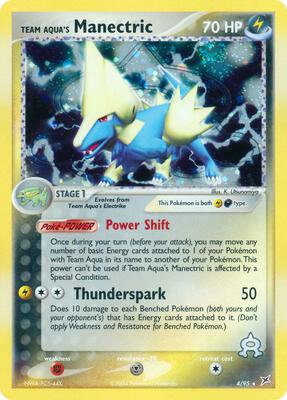 Team Aqua's Manectric - 4/95 - Team Magma vs Team Aqua - Pokemon
