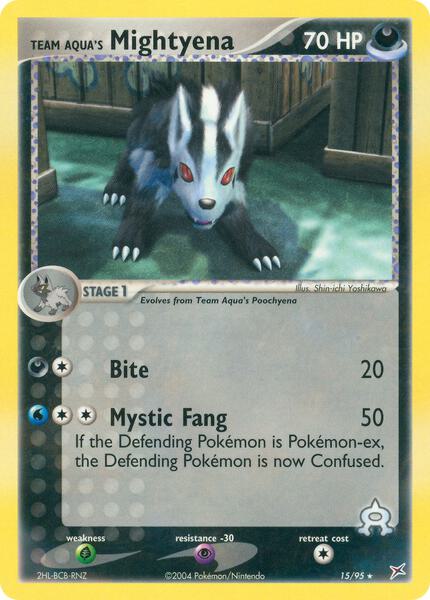 Team Aqua's Mightyena