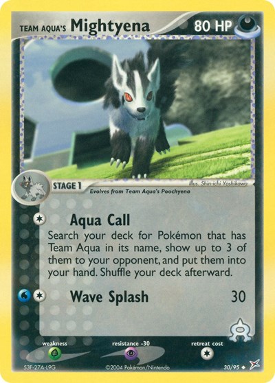 Team Aqua's Mightyena - 30/95