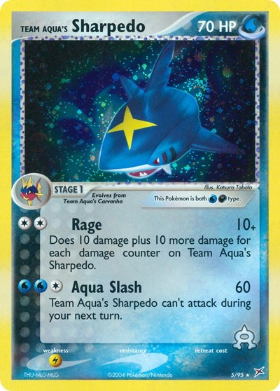 Team Aqua's Sharpedo - 5/95