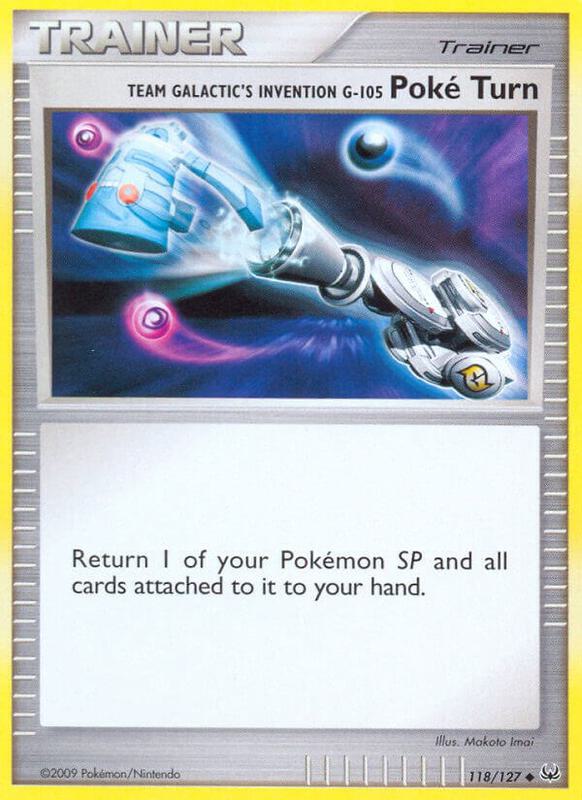 Team Galactic's Invention G-105 Poke Turn 118/127 from Platinum
