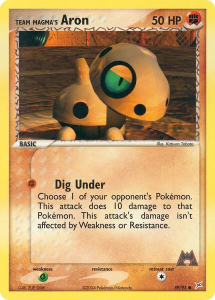 Team Magma's Aron