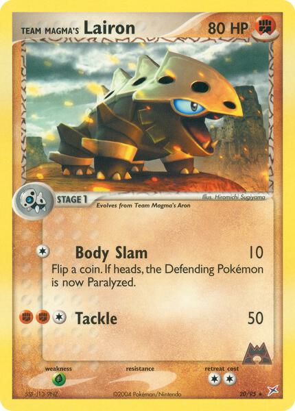 Team Magma's Lairon