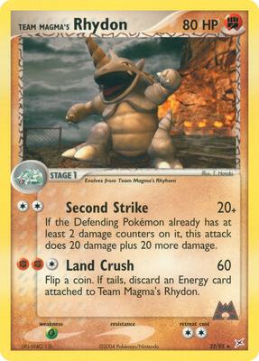 Team Magma's Rhydon