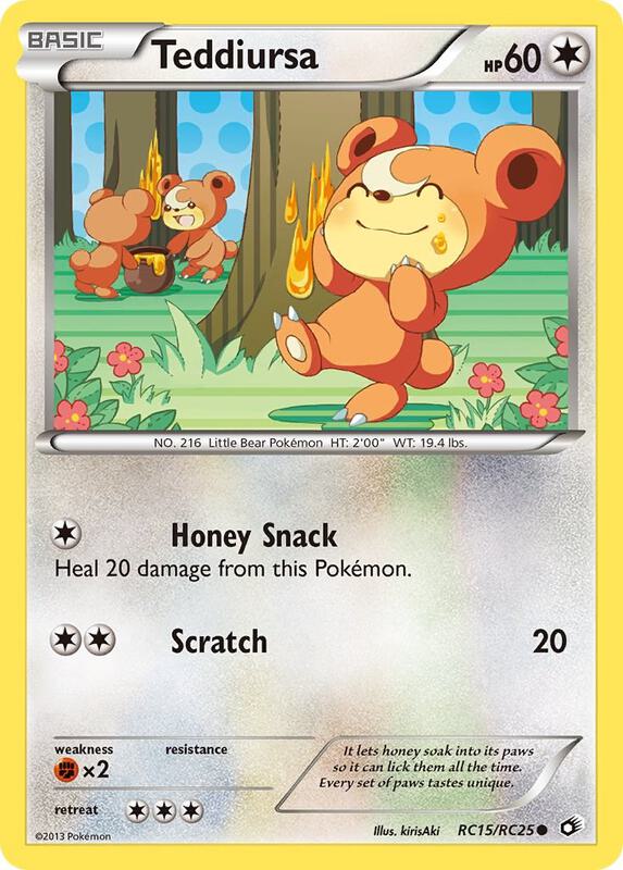 Teddiursa RC15/RC25 from Legendary Treasures: Radiant Collection