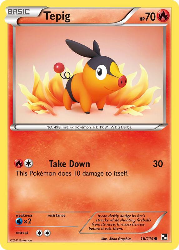 Tepig (16) 16/114 from Black and White