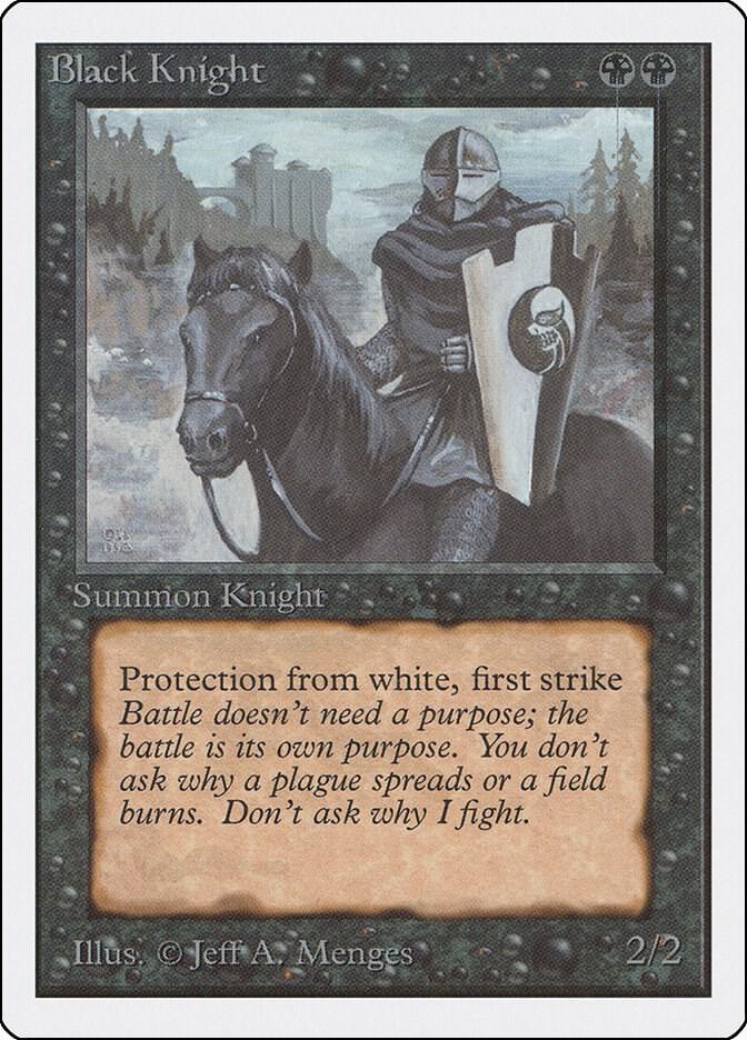 Black Knight - Unlimited Edition - Magic: The Gathering