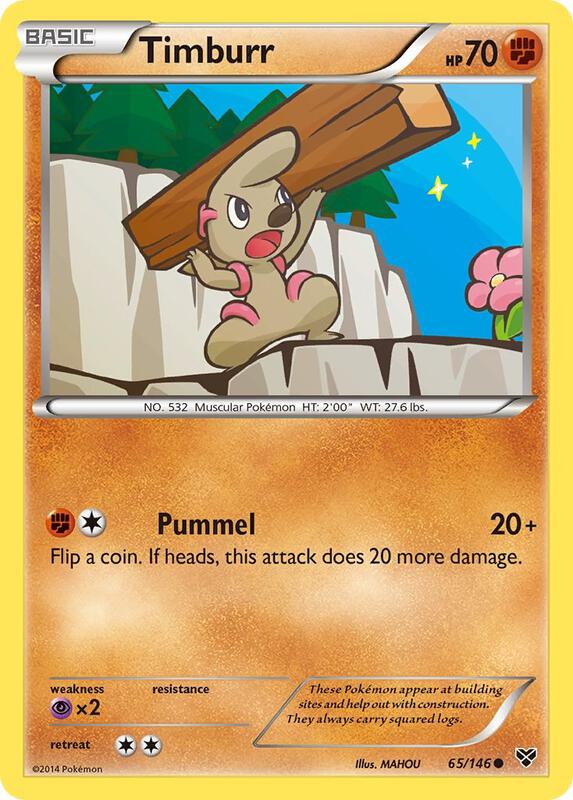 Timburr 65/146 from XY Base Set
