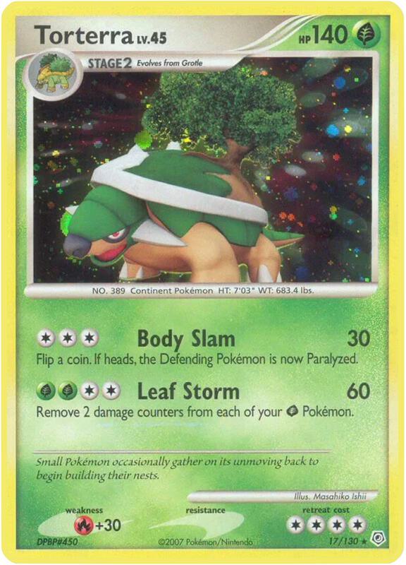 Torterra 17/130 from Diamond and Pearl