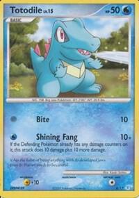 Totodile 8/12 from DP Trainer Kit: Manaphy & Lucario