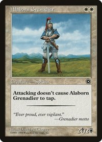 Alaborn Grenadier - Portal Second Age - Magic: The Gathering card