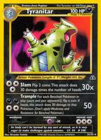 ポケモンカードゲーム neo Tyranitar Dark Tyranitar Pokemon 2001 Holo Neo Destiny Japanese 248 VG