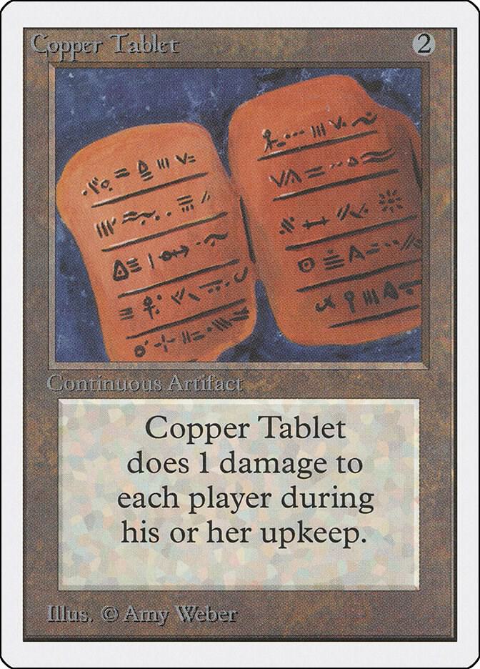 Copper Tablet 英語　MtG Copper Tablet - Unlimited Edition - Magic: The Gathering