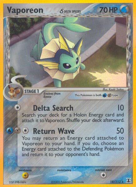 Top 5 Most Expensive Vaporeon Pokemon Cards | TCGplayer