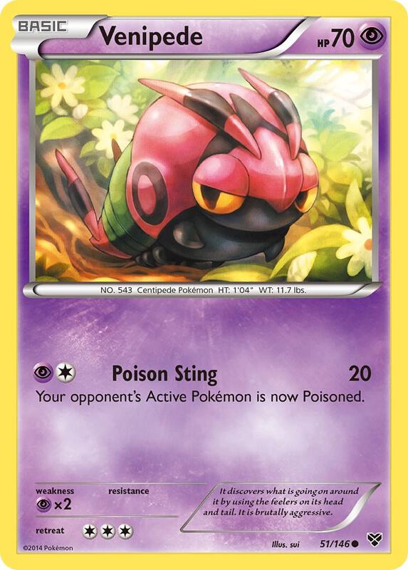 Venipede 51/146 from XY Base Set