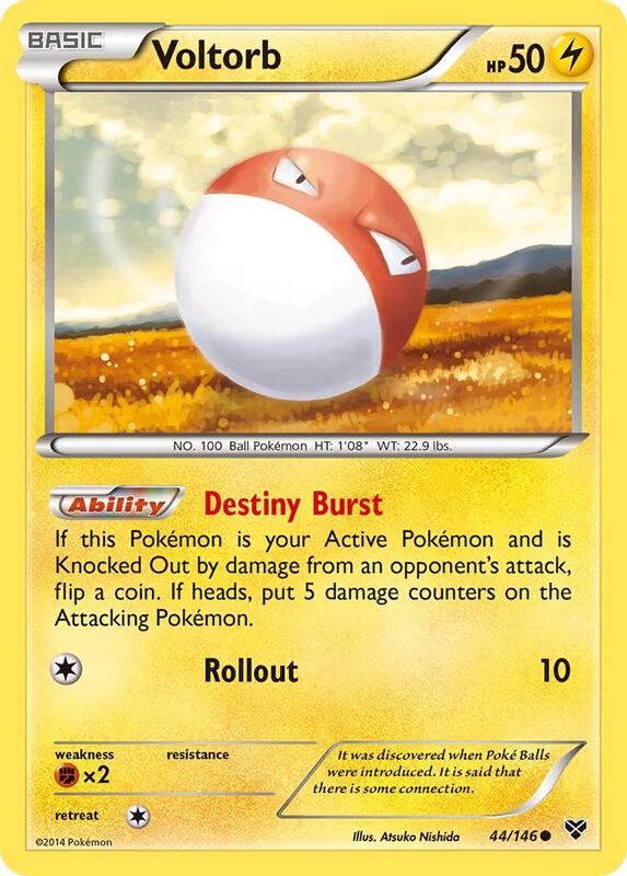 Voltorb 44/146 from XY Base Set