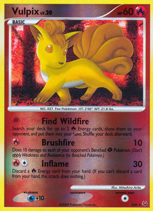 Vulpix (Shiny) SH6 from Platinum