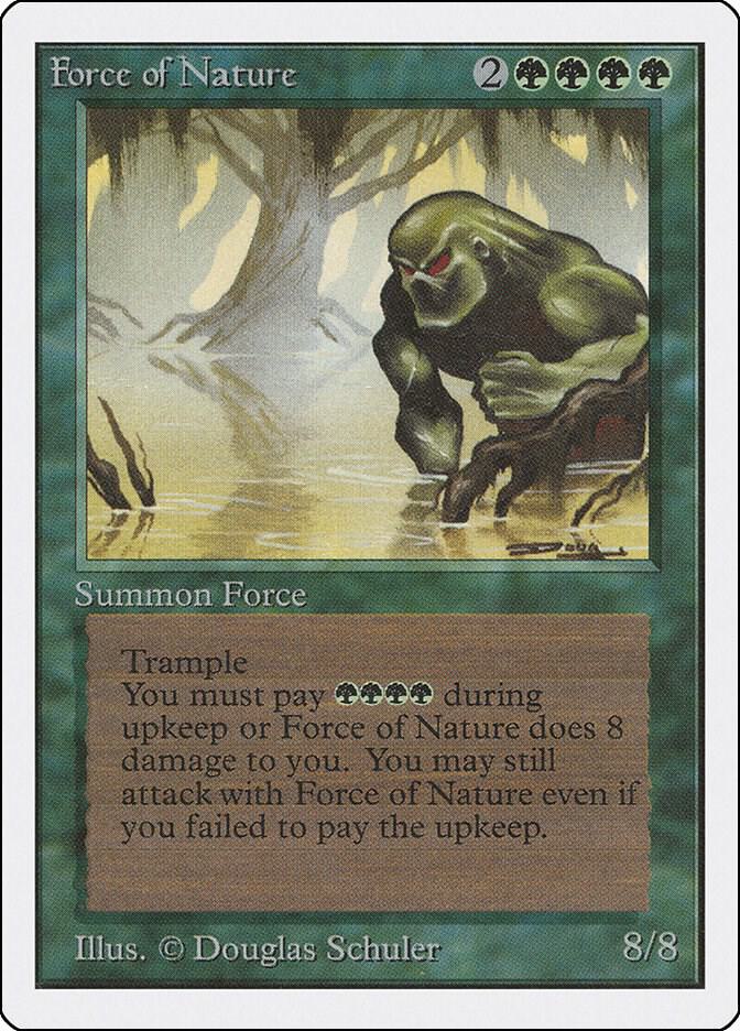 Force of Nature - Unlimited Edition - Magic: The Gathering