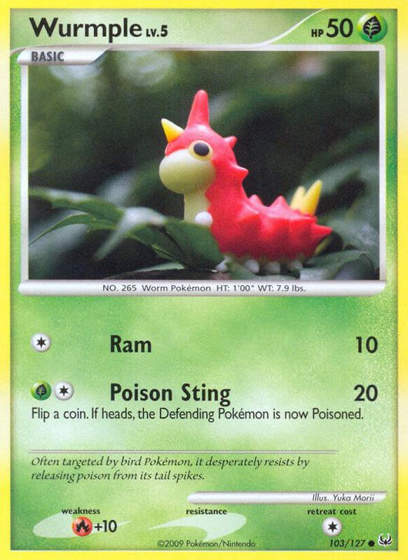 Wurmple 103/127 from Platinum