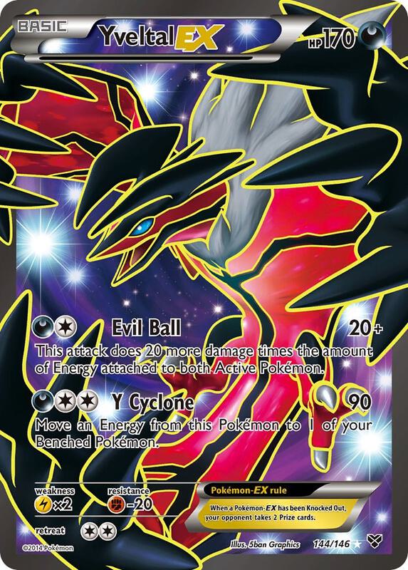 Yveltal EX (144 Full Art) 144/146 from XY Base Set