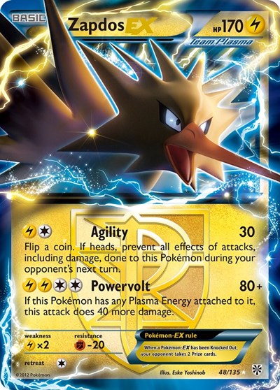 Zapdos EX (Team Plasma)
