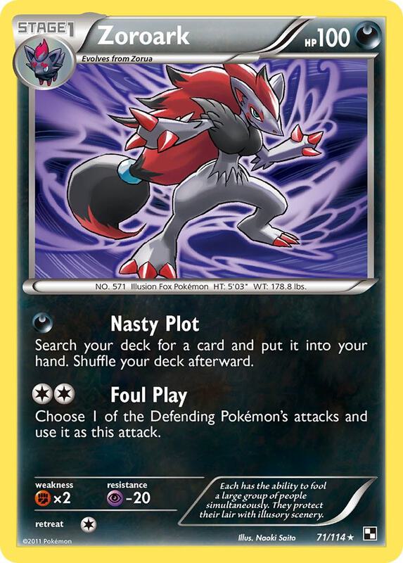 Zoroark 71/114 from Black and White
