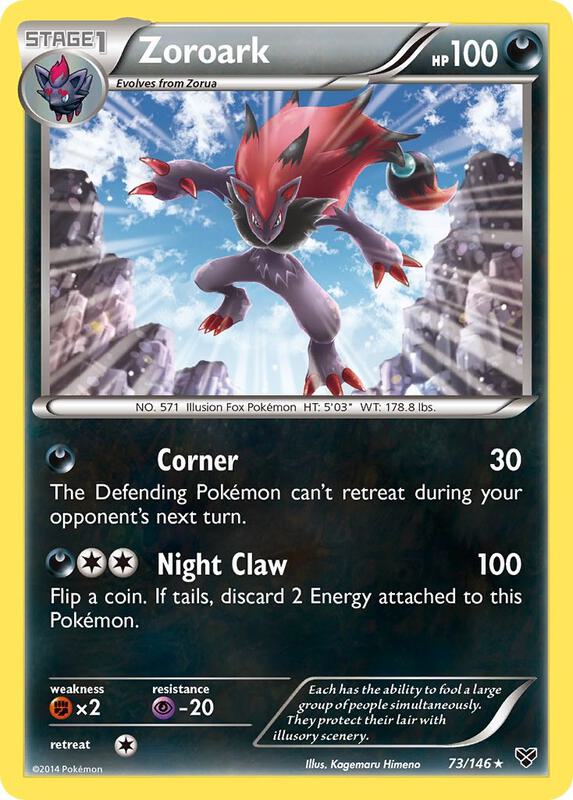 Zoroark 73/146 from XY Base Set