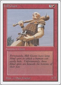 Hill Giant - Unlimited Edition - Magic: The Gathering card